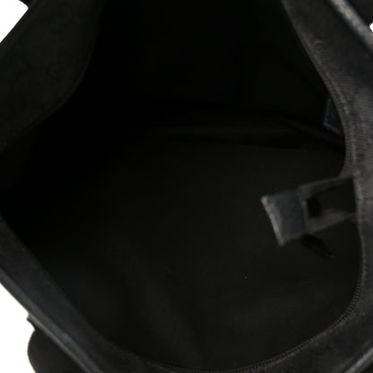 Gucci Denim Monogram Tote Bag Black 5 of 12