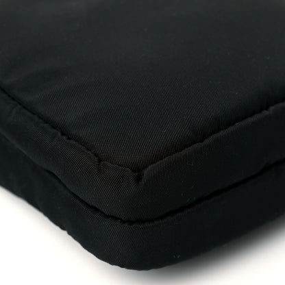 Prada Tessuto Nylon Saffiano Crossbody Pouch Black 9 of 11