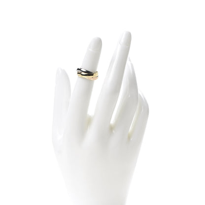 Cartier 18K Pink Yellow White Gold Classic Les Must De Cartier Trinity Ring 46 3.75 2 of 6