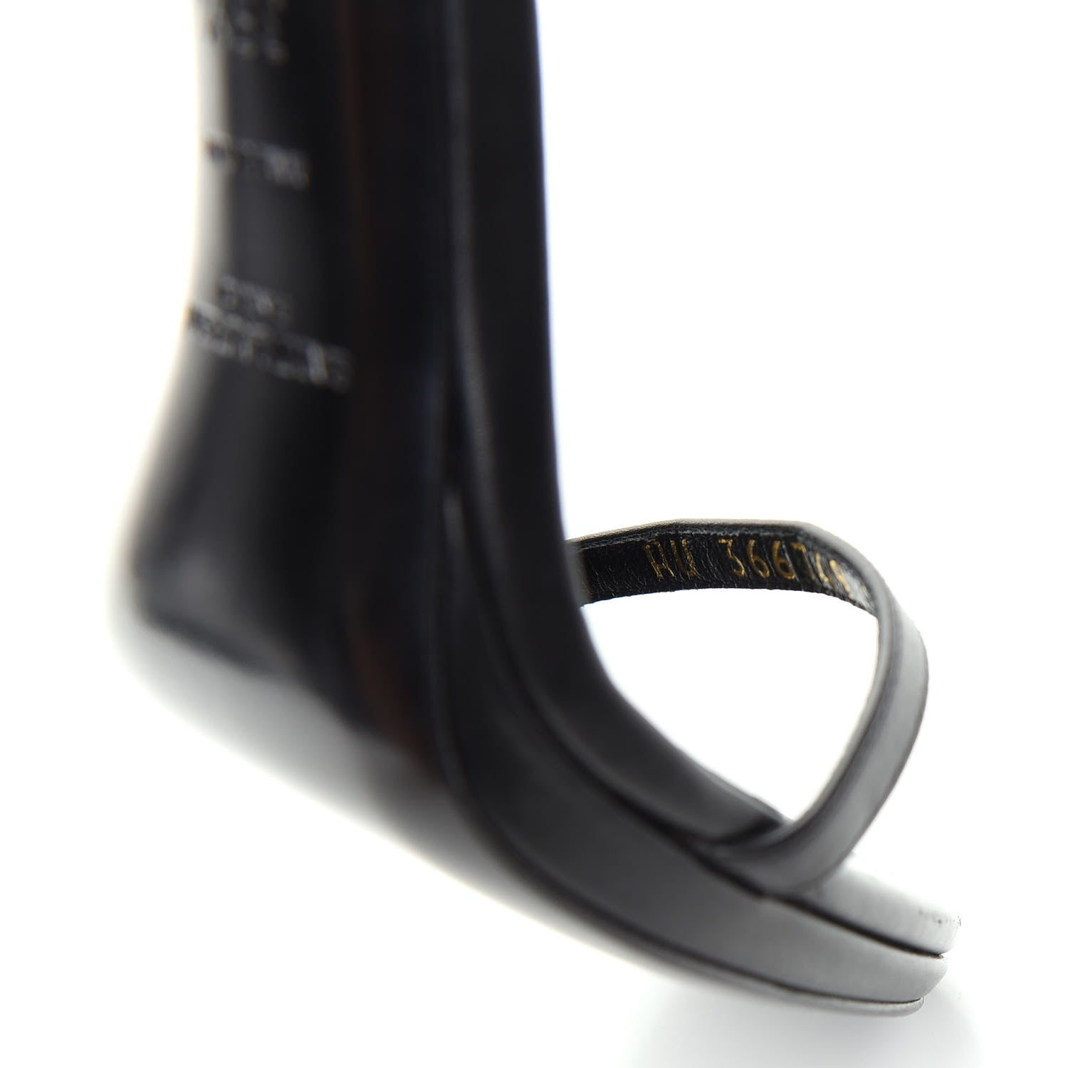 Saint Laurent Calfskin Jane 110 Ankle Strap Sandals 35.5 Black 10 of 10