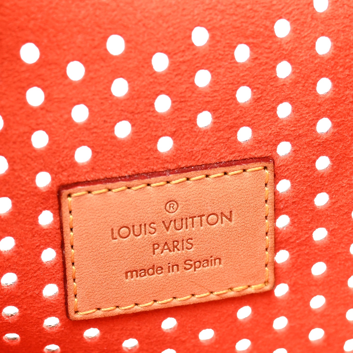 Louis Vuitton Monogram Perforated Musette Orange 6 of 13