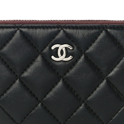 Chanel Lambskin Quilted Small Cosmetic Case Black 8 of 12