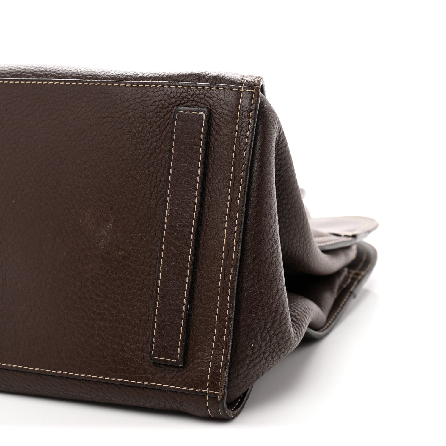 Prada Vitello Daino Frame Shoulder Bag Brown 10 of 15