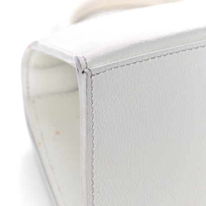 Balenciaga Grained Calfskin Small Hourglass Top Handle Bag White 13 of 24
