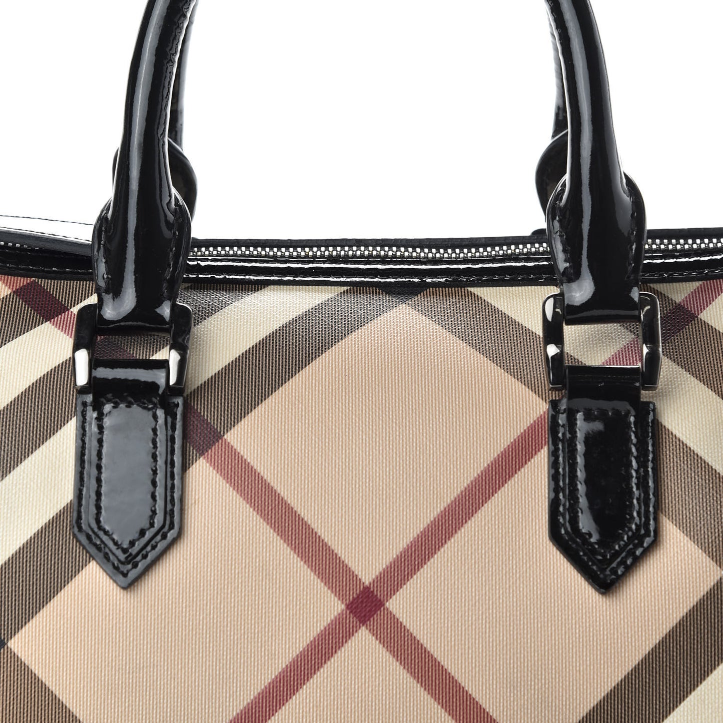 Nova Check Small Chester Bowling Bag Black