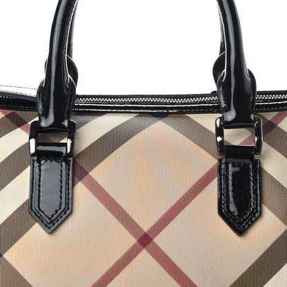 Burberry Nova Check Small Chester Bowling Bag Black 9 of 12