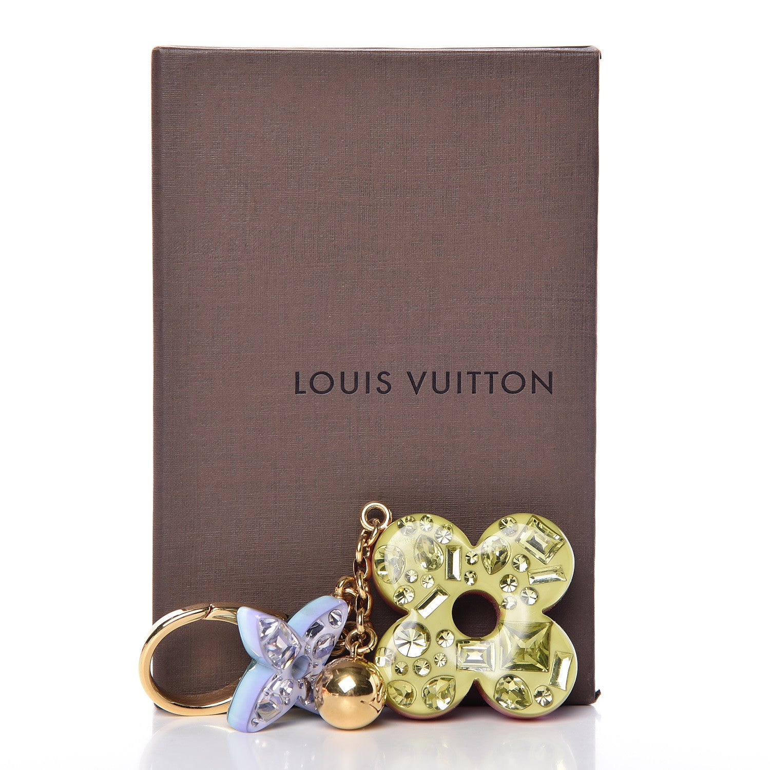 Louis Vuitton Resin Strass Glam Flower Bag Charm 5 of 5