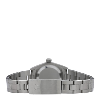 Rolex Stainless Steel 24mm Oyster Perpetual Watch Silver 67180 3 of 5