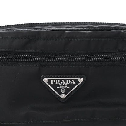 Prada Tessuto Nylon Saffiano Belt Bag Black 10 of 10