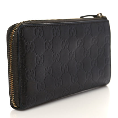 Gucci Guccissima Vitello Tender Donna Long Wallet Testa di Moro 3 of 6
