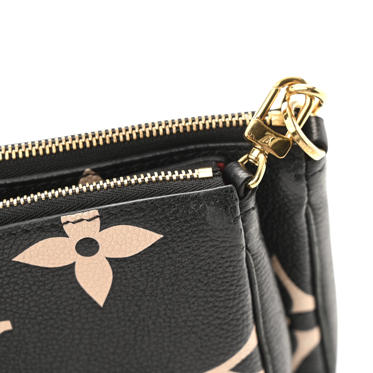 Louis Vuitton Empreinte Monogram Giant Multi Pochette Accessories Black Beige 11 of 16