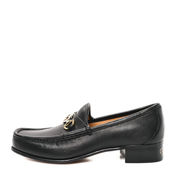 Gucci Agnello Plonge Granada Kid Mens Zumi Loafers 6 Black  display picture 2