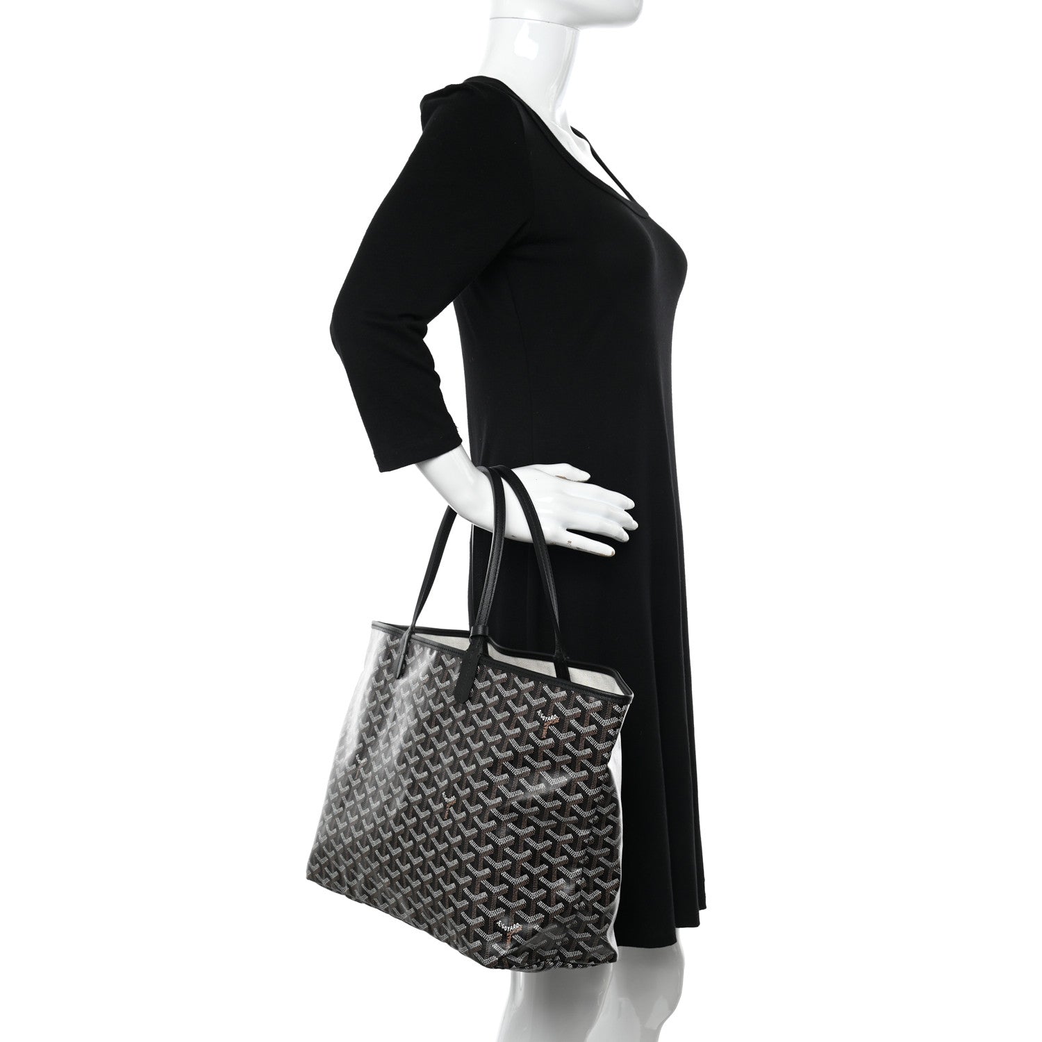 Goyard Goyardine Saint Louis PM Black 2 of 12