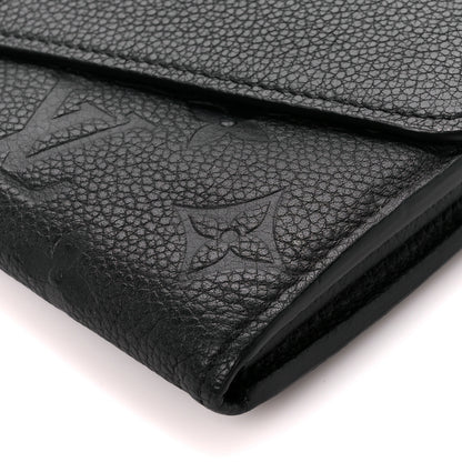 Louis Vuitton Empreinte Sarah Wallet NM Black 11 of 11
