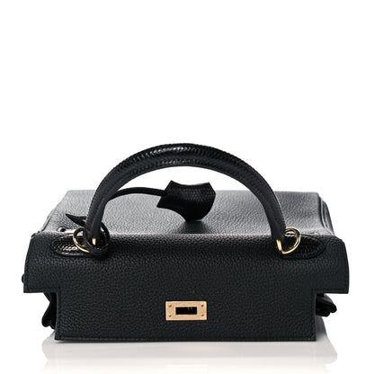 Hermes Togo Lizard Kelly Retourne Touch 25 Black 18 of 38