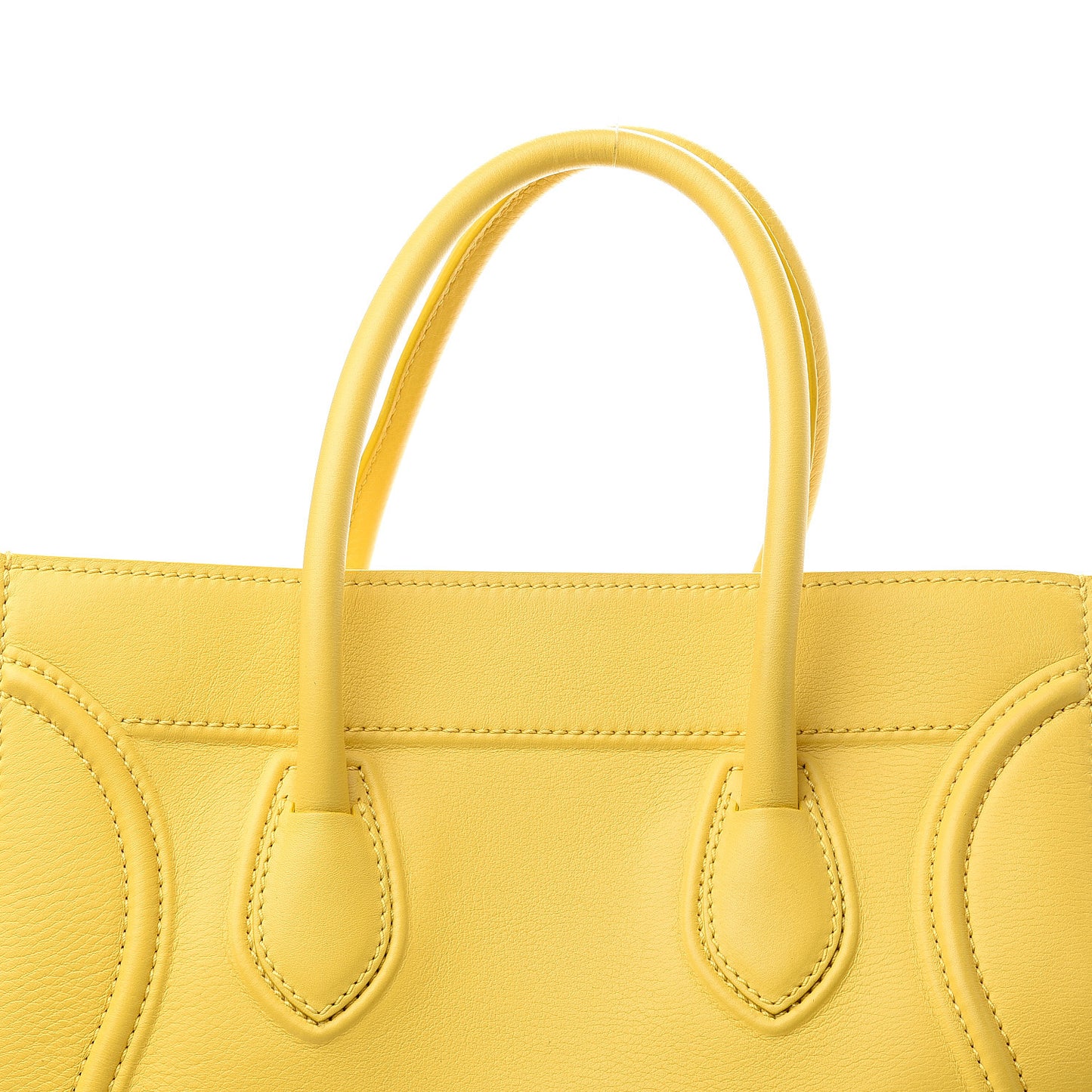 Supple Calfskin Medium Phantom Luggage Sun Yellow