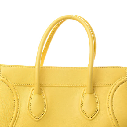 Celine Supple Calfskin Medium Phantom Luggage Sun Yellow 10 of 11