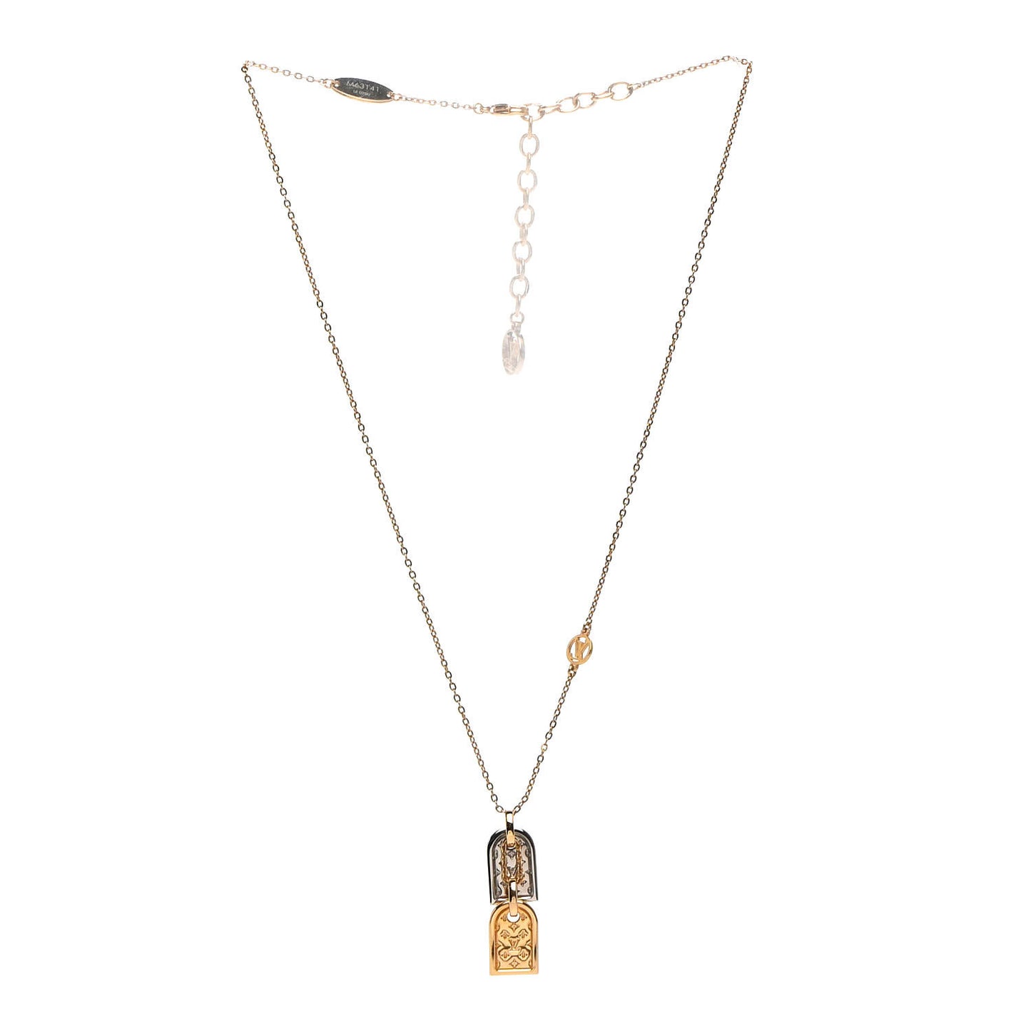 Nanogram Name Tag Necklace Gold