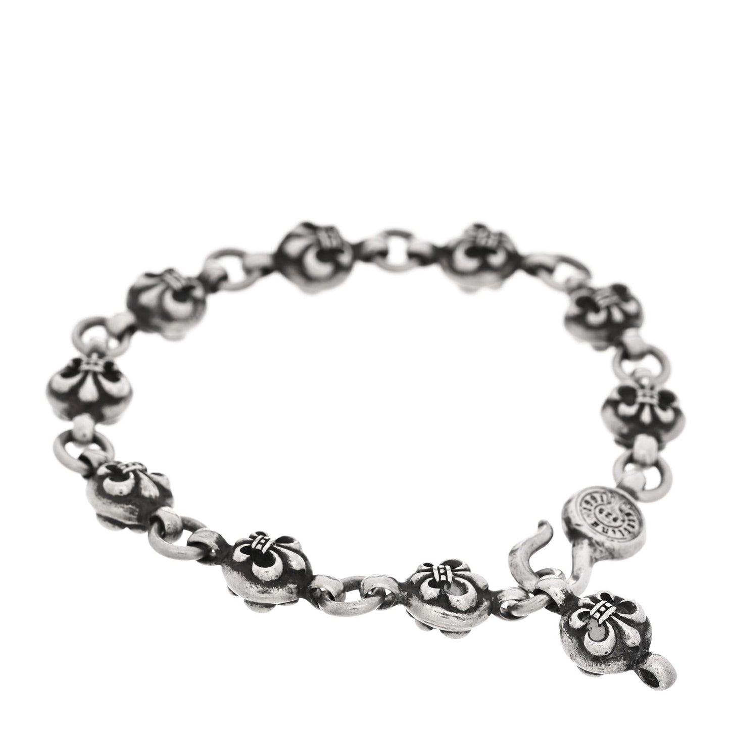 Sterling Silver Fleur de Lis Bracelet