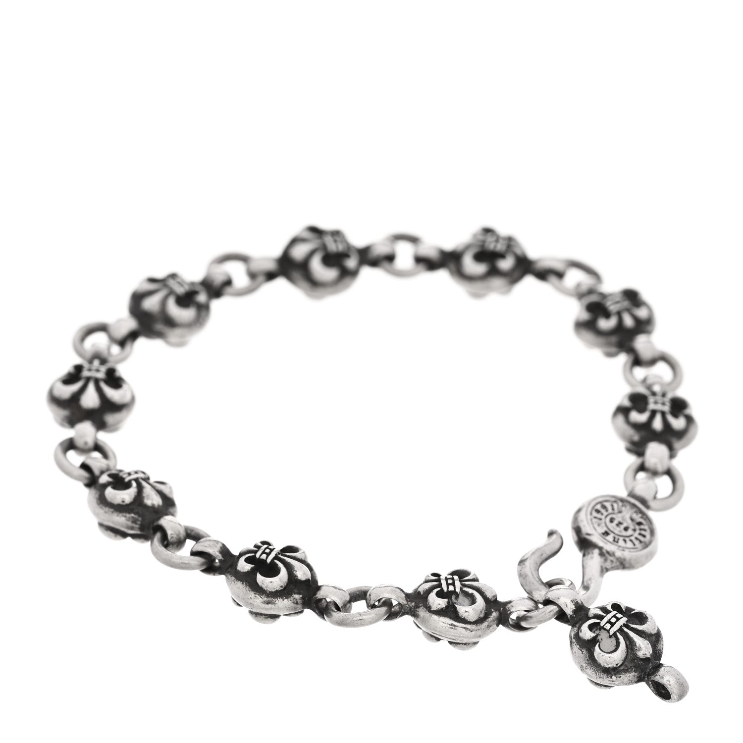 Chrome Hearts Sterling Silver Fleur de Lis Bracelet 1 of 3