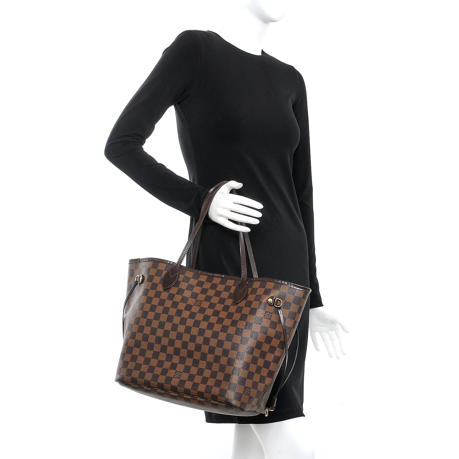 Louis Vuitton Damier Ebene Neverfull MM 2 of 16
