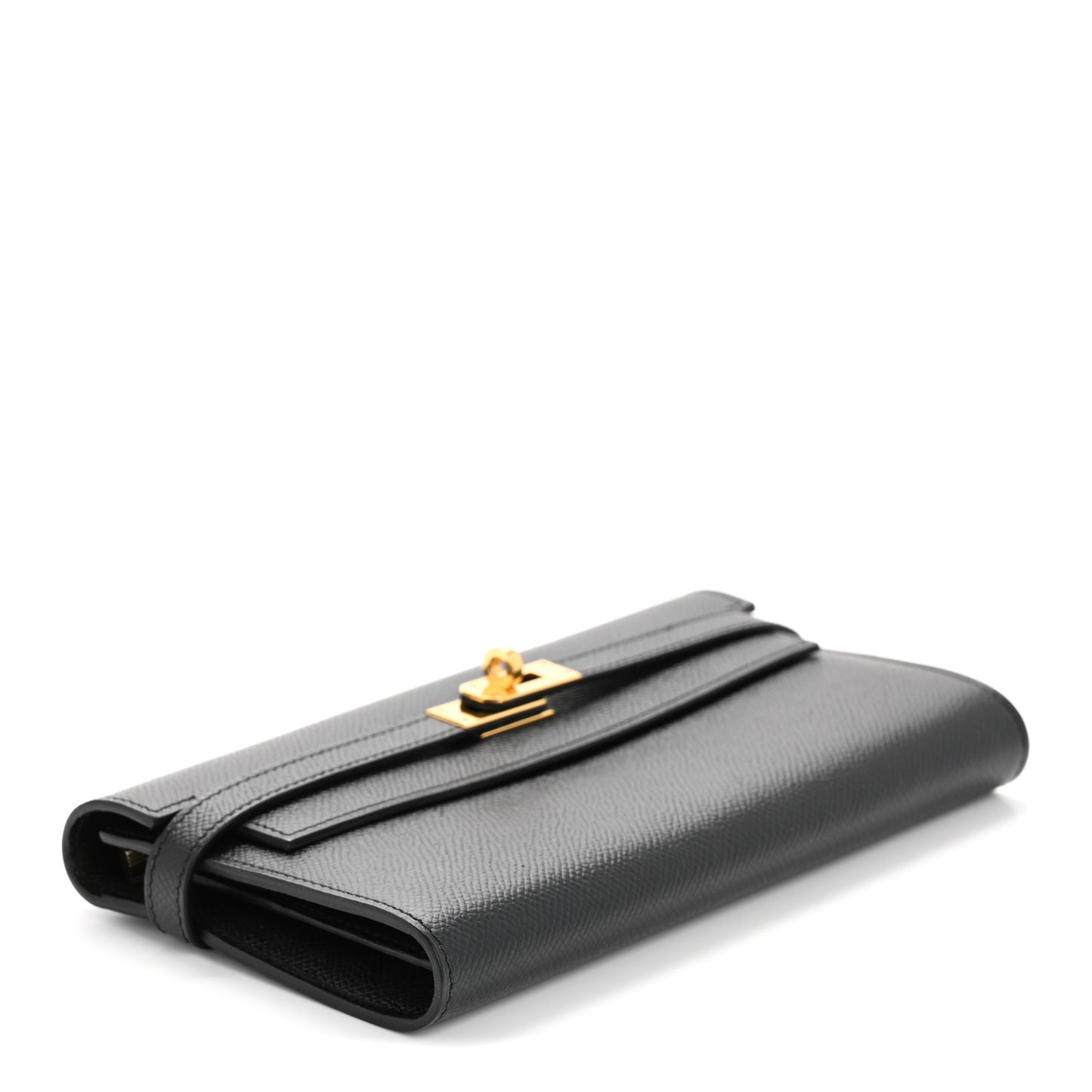 Epsom Kelly Longue Wallet Black