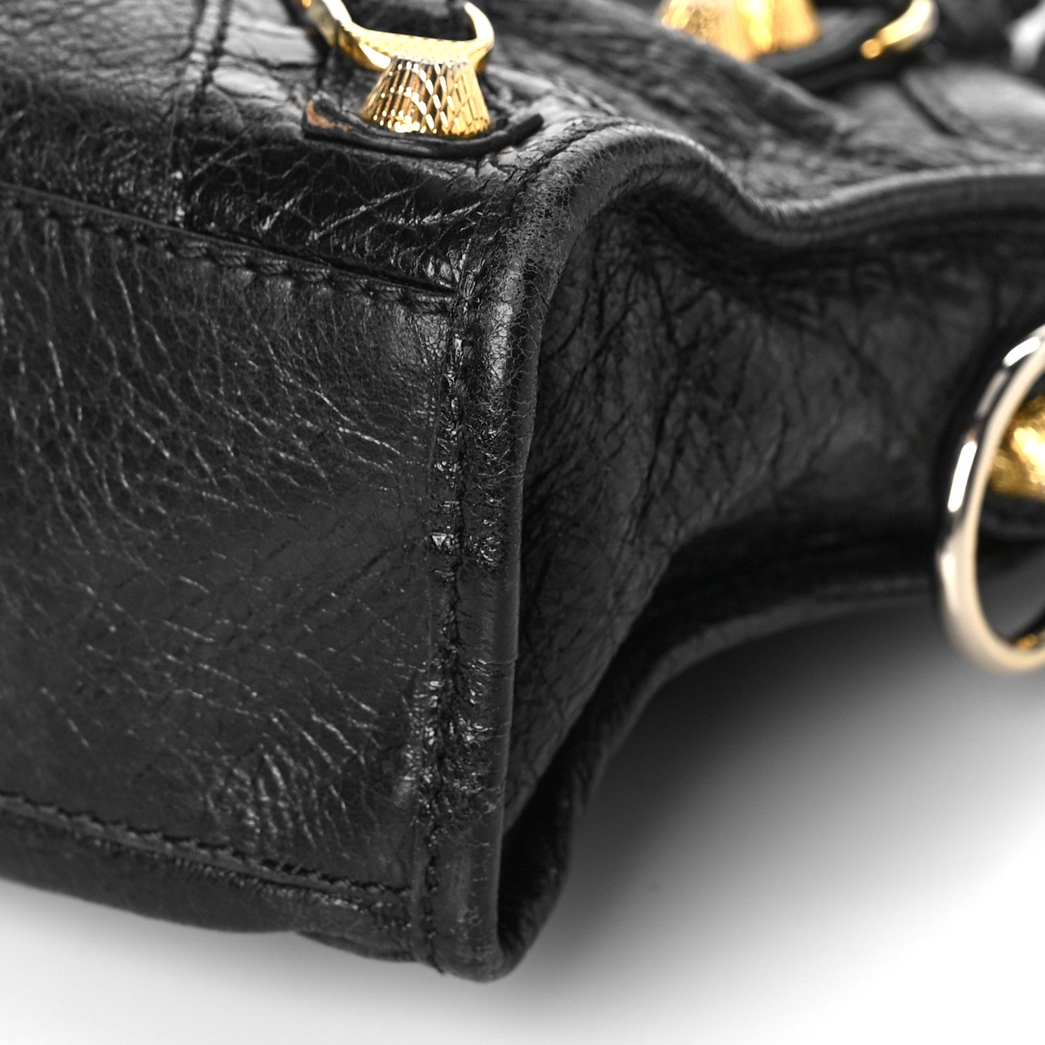 Balenciaga Agneau Giant 12 Gold Hardware Mini City Black 9 of 19