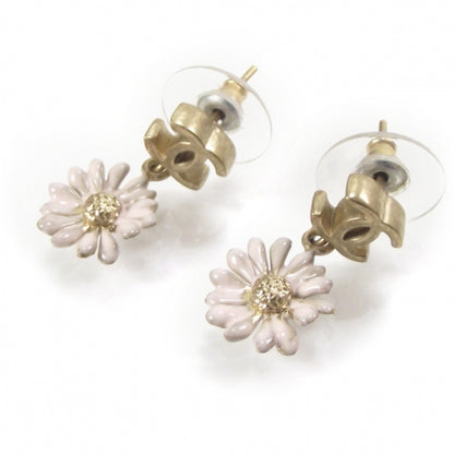 Chanel Daisy CC Dangle Earrings Gold 1 of 5