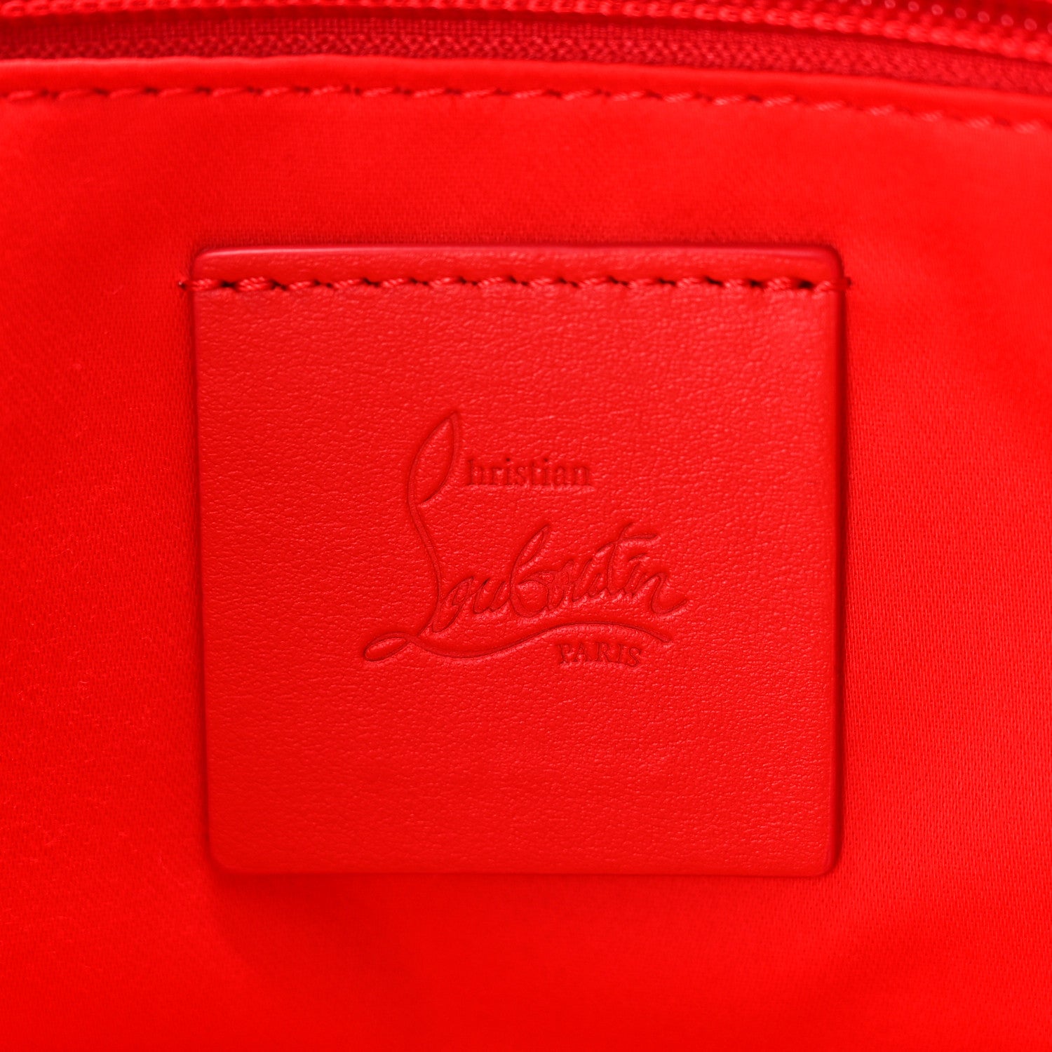 Christian Louboutin Calfskin Large Loubila Chain Shoulder Bag Black 6 of 8