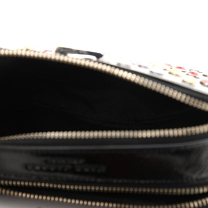 Marc Jacobs Patent Crystal Embellished Snapshot Camera Bag Black 6 of 14