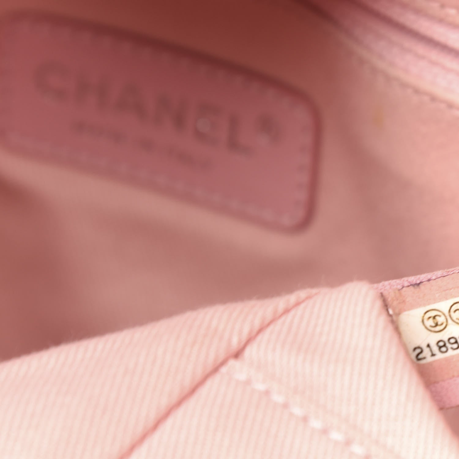 Chanel Canvas Medium Deauville Tote Pink 7 of 11
