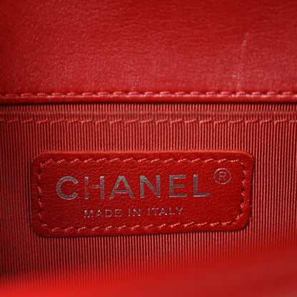 Chanel Calfskin Quilted Small Boy Flap Red 6 of 14