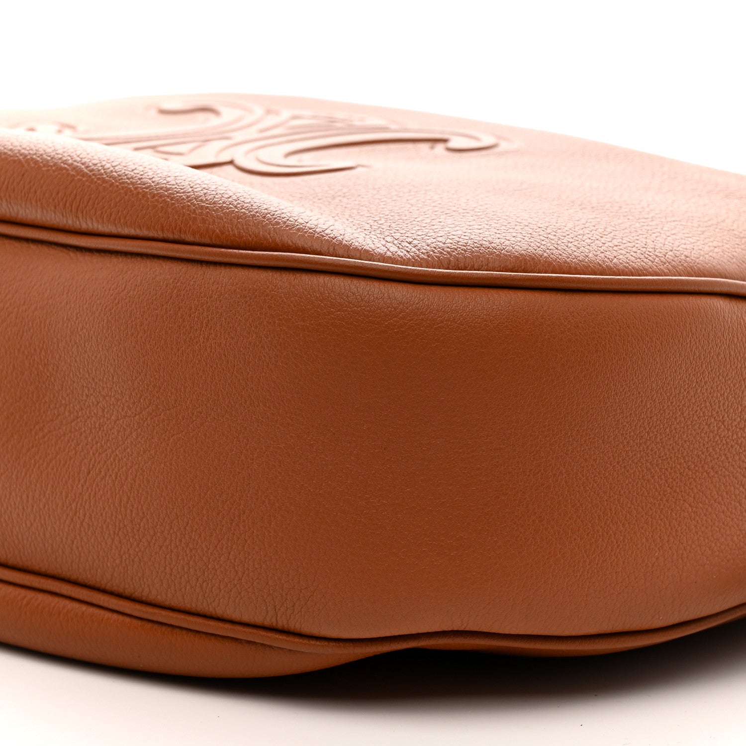 Celine Supple Calfskin Medium Triomphe Heloise Shoulder Bag Tan 11 of 11
