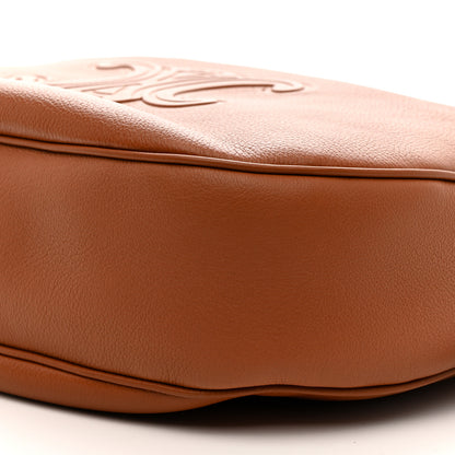 Celine Supple Calfskin Medium Triomphe Heloise Shoulder Bag Tan 11 of 11