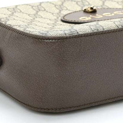 Gucci GG Supreme Monogram Web Neo Vintage Shoulder Bag Beige New Acero Crop 9 of 10