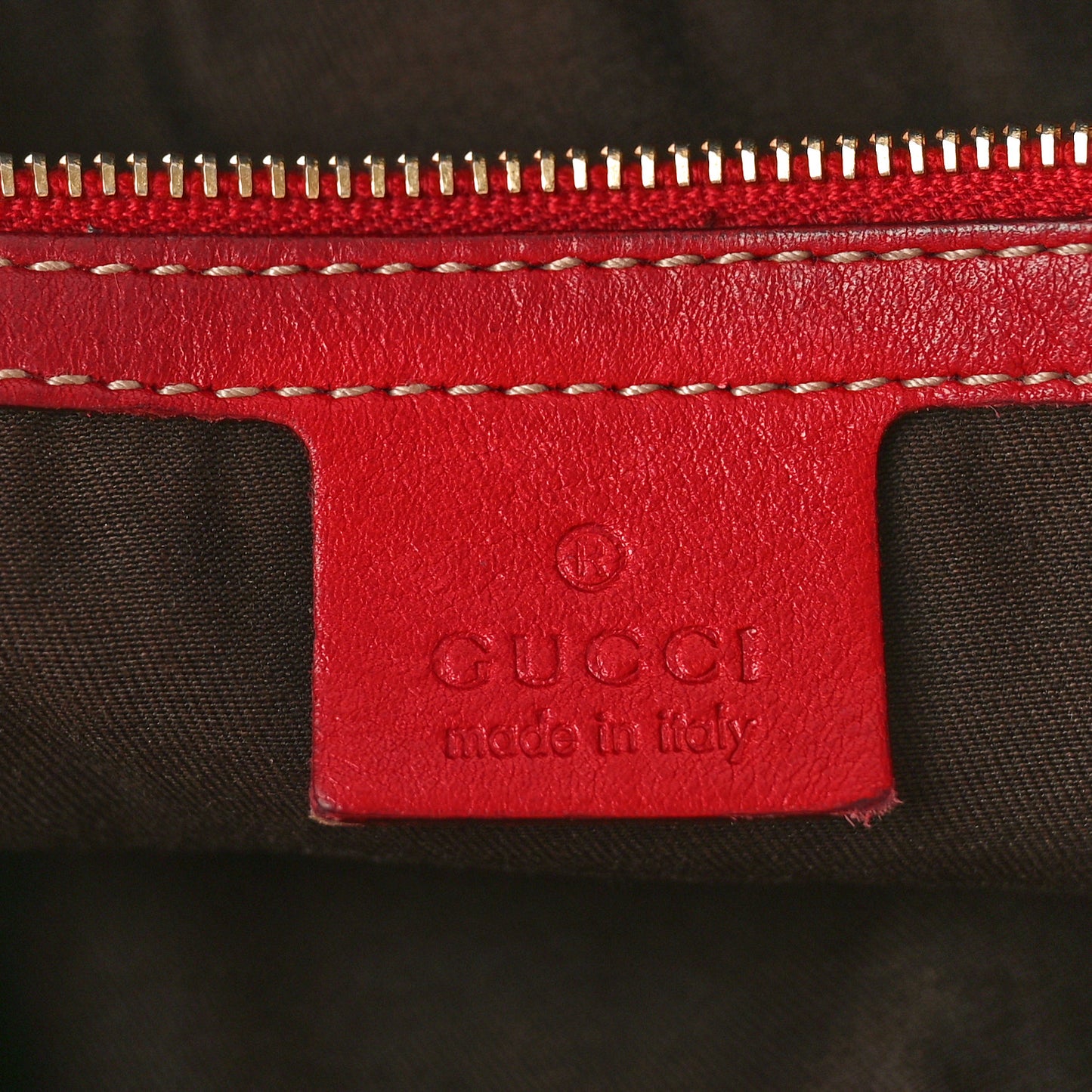 Calfskin Medium Horsebit Chain Hobo Red