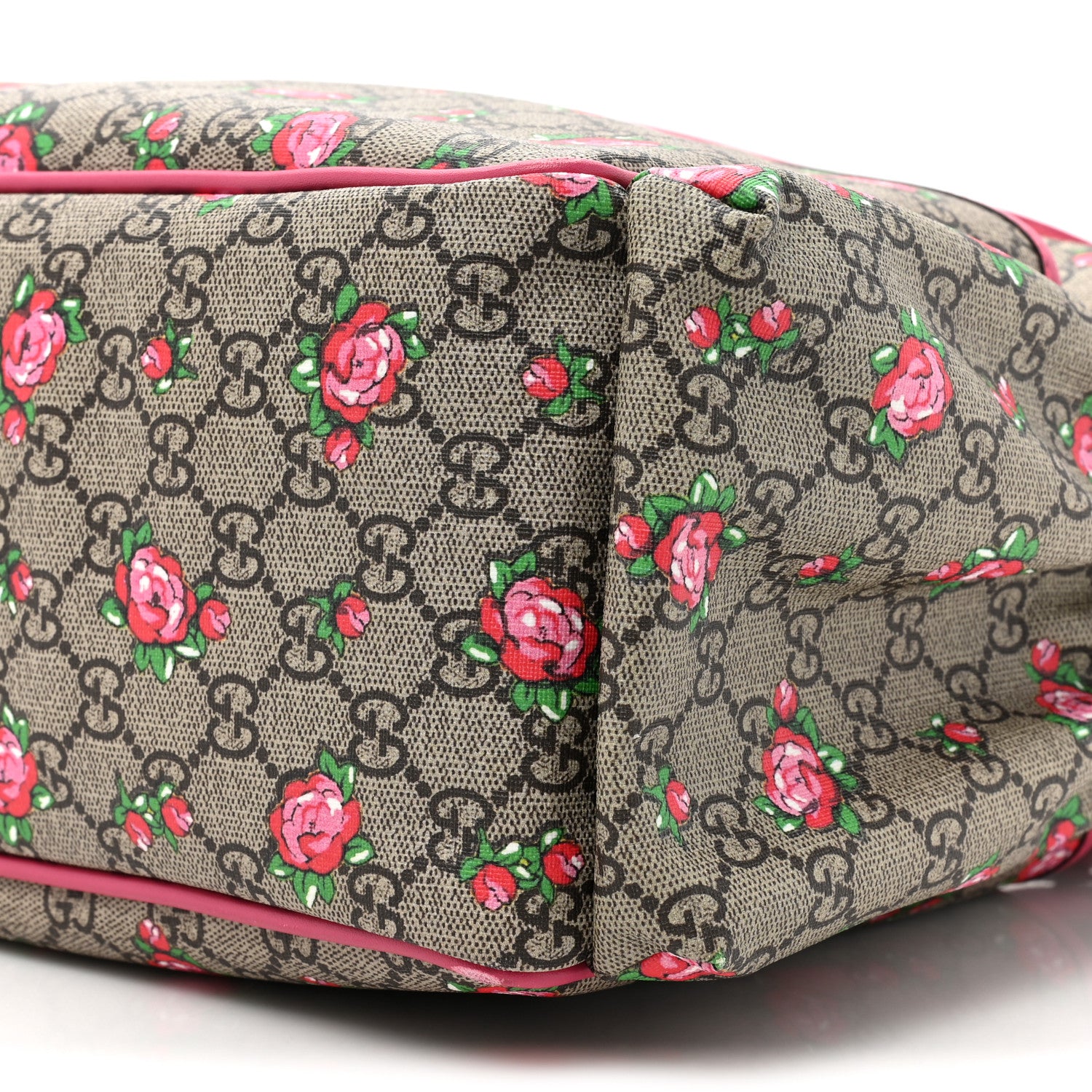 Gucci GG Supreme Monogram Rose Bud Diaper Bag Pink 10 of 16