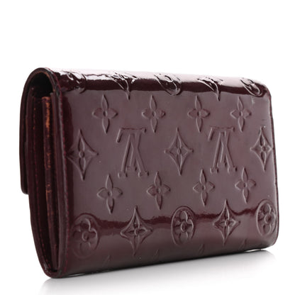 Louis Vuitton Vernis Sarah Wallet Amarante 3 of 17
