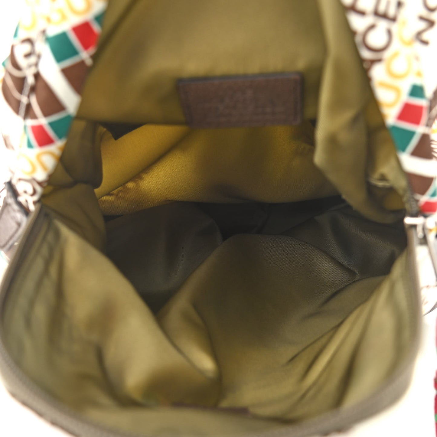 X THE NORTH FACE Econyl Nylon Medium Backpack Brown White