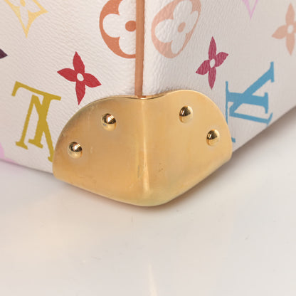 Louis Vuitton Monogram Multicolor Speedy 40 White 11 of 12