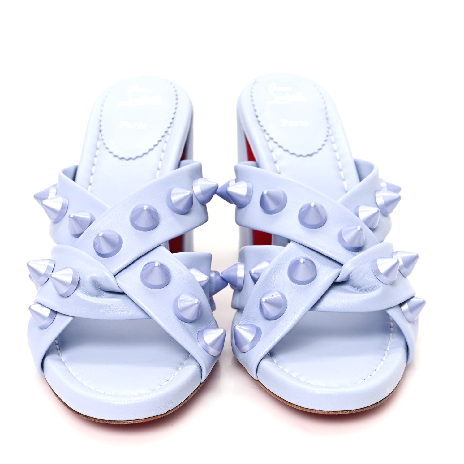 Christian Louboutin Nappa Spika Club 85 Sandals 41 Skylight 3 of 9