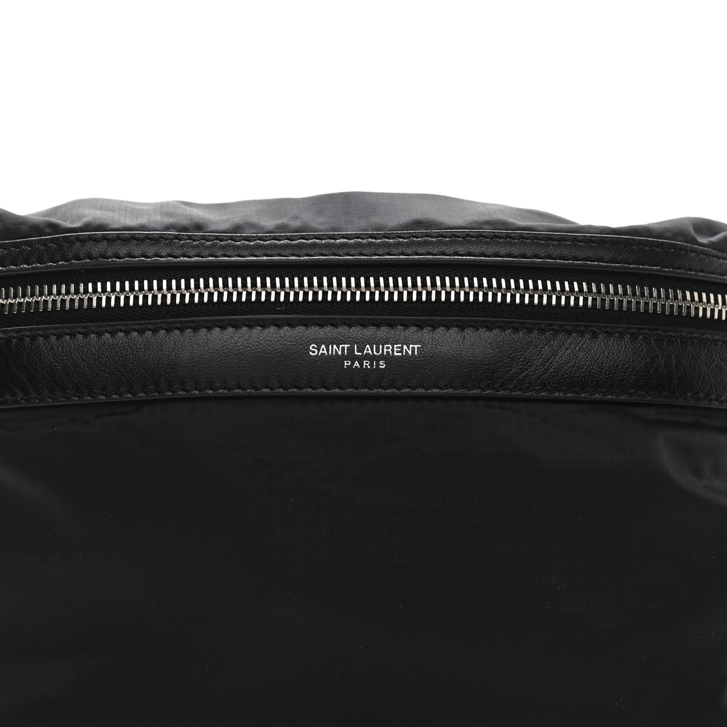 Nylon City Fold Up Backpack Belt Bag Black