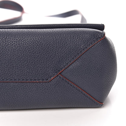 Louis Vuitton Calfskin Lockme II Chain Bag BB Marine Rouge 8 of 11
