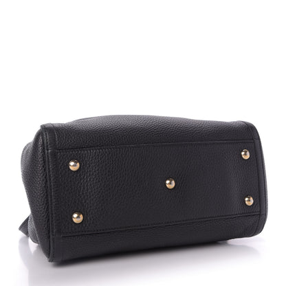 Gucci Pebbled Calfskin Small Soho Shoulder Bag Black 4 of 9