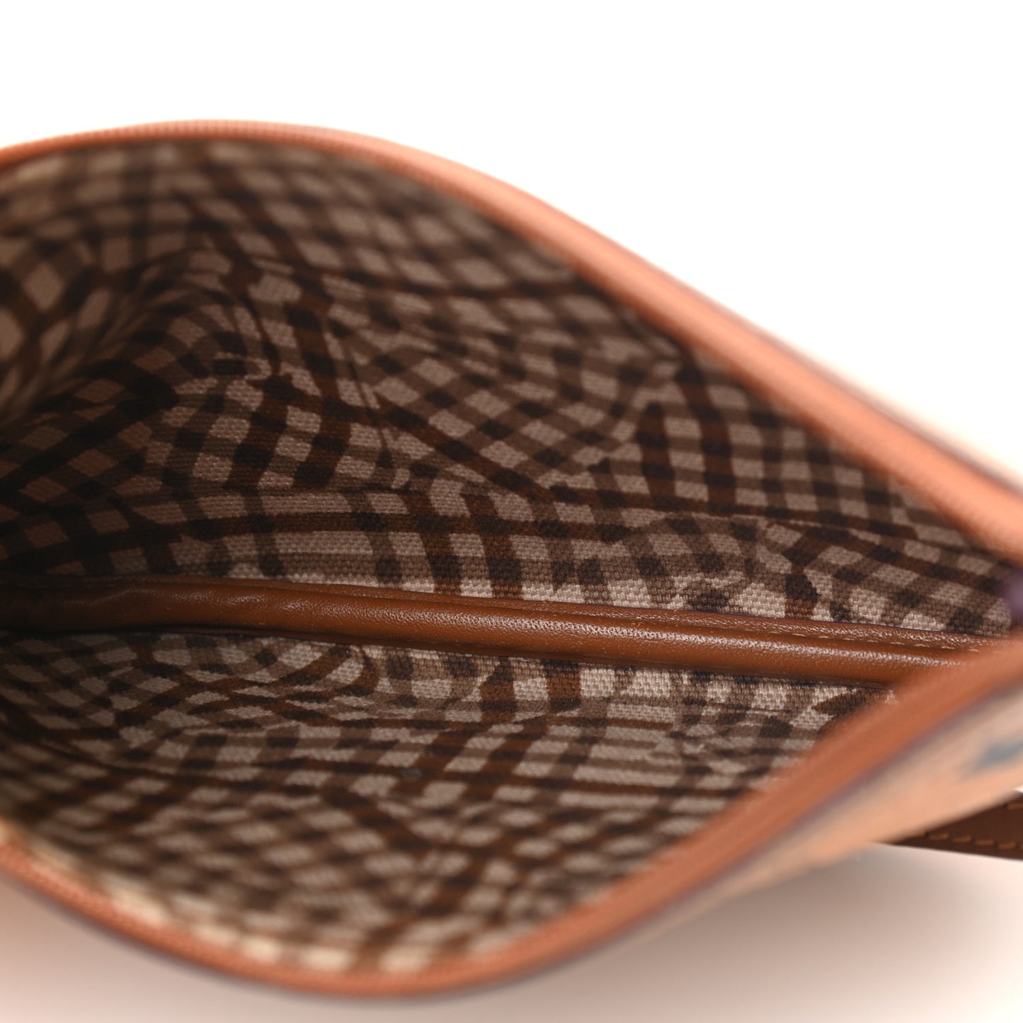 Visetos Wristlet Pouch Cognac