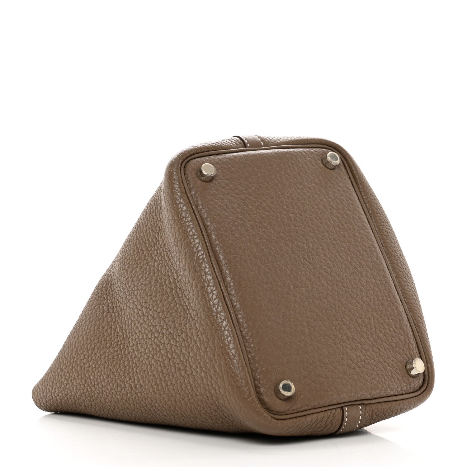 Hermes Taurillon Clemence Picotin Lock 18 PM Etoupe 4 of 9