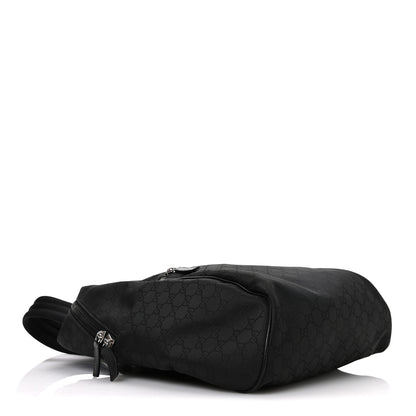 Gucci Nylon Monogram Slim Backpack Black 4 of 10