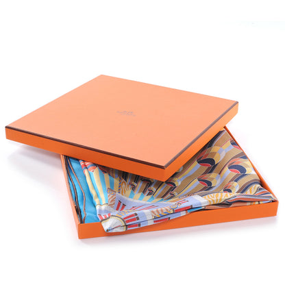 Hermes Silk Point D Orgue Scarf 90 8 of 9