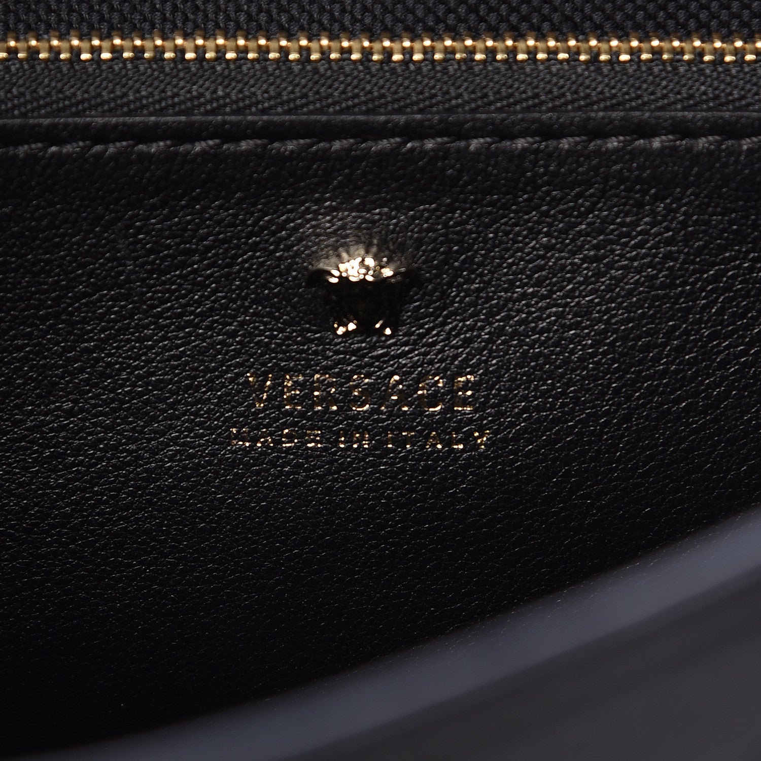 Versace Calfskin Medium Palazzo Empire Bag Black 7 of 16