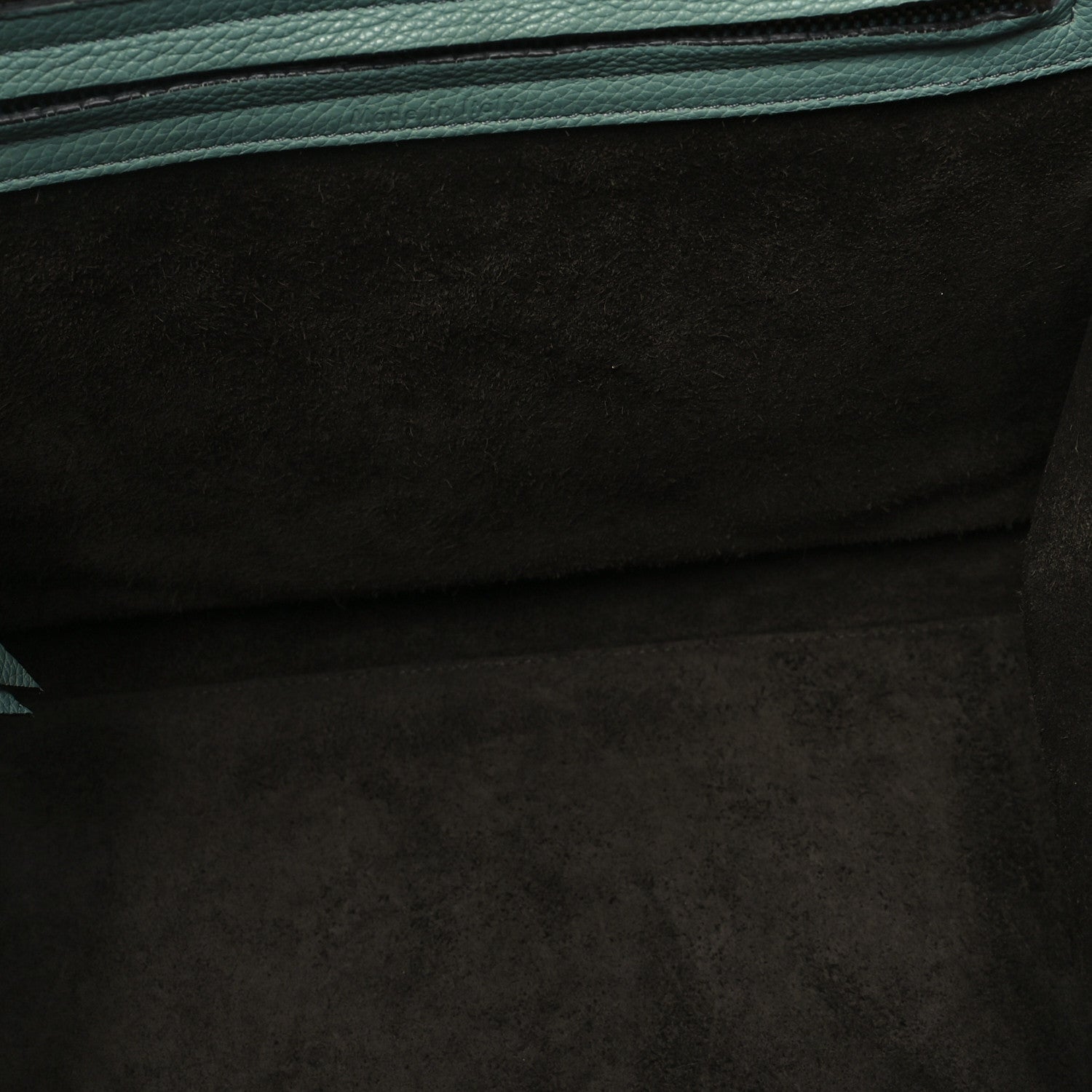 Celine Baby Grained Calfskin Medium Phantom Luggage Jade 11 of 11